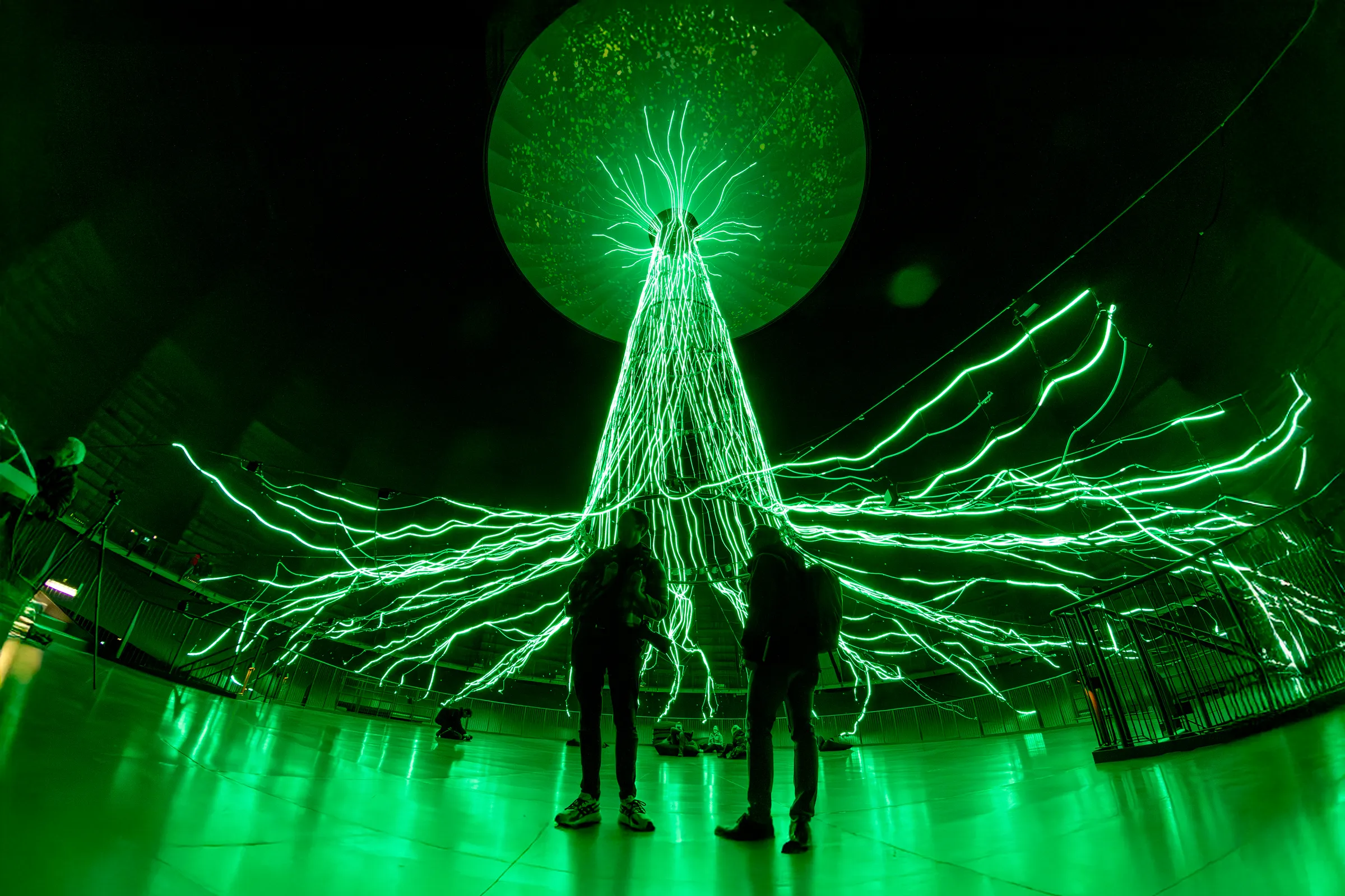 immersive light sculpture ‘The Tree’
