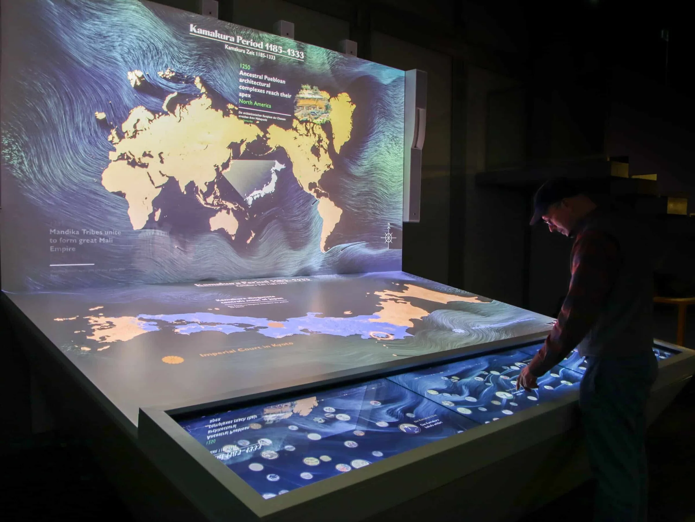 Interactive museum exhibits as a highlight in the Samurai Museum Berlin