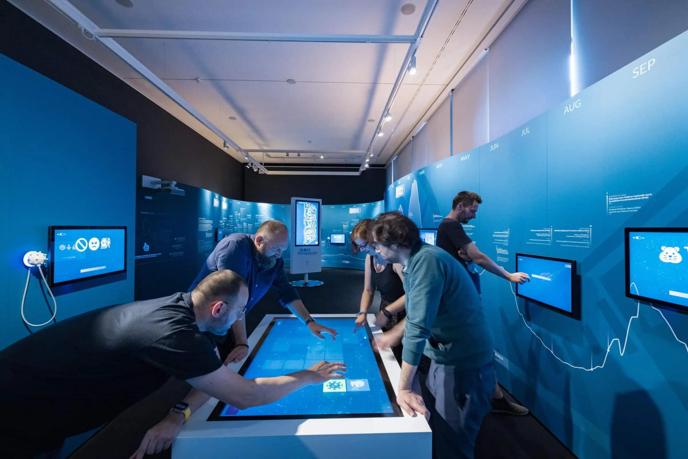 Multimedia exhibition on crisis communication during the Corona pandemic