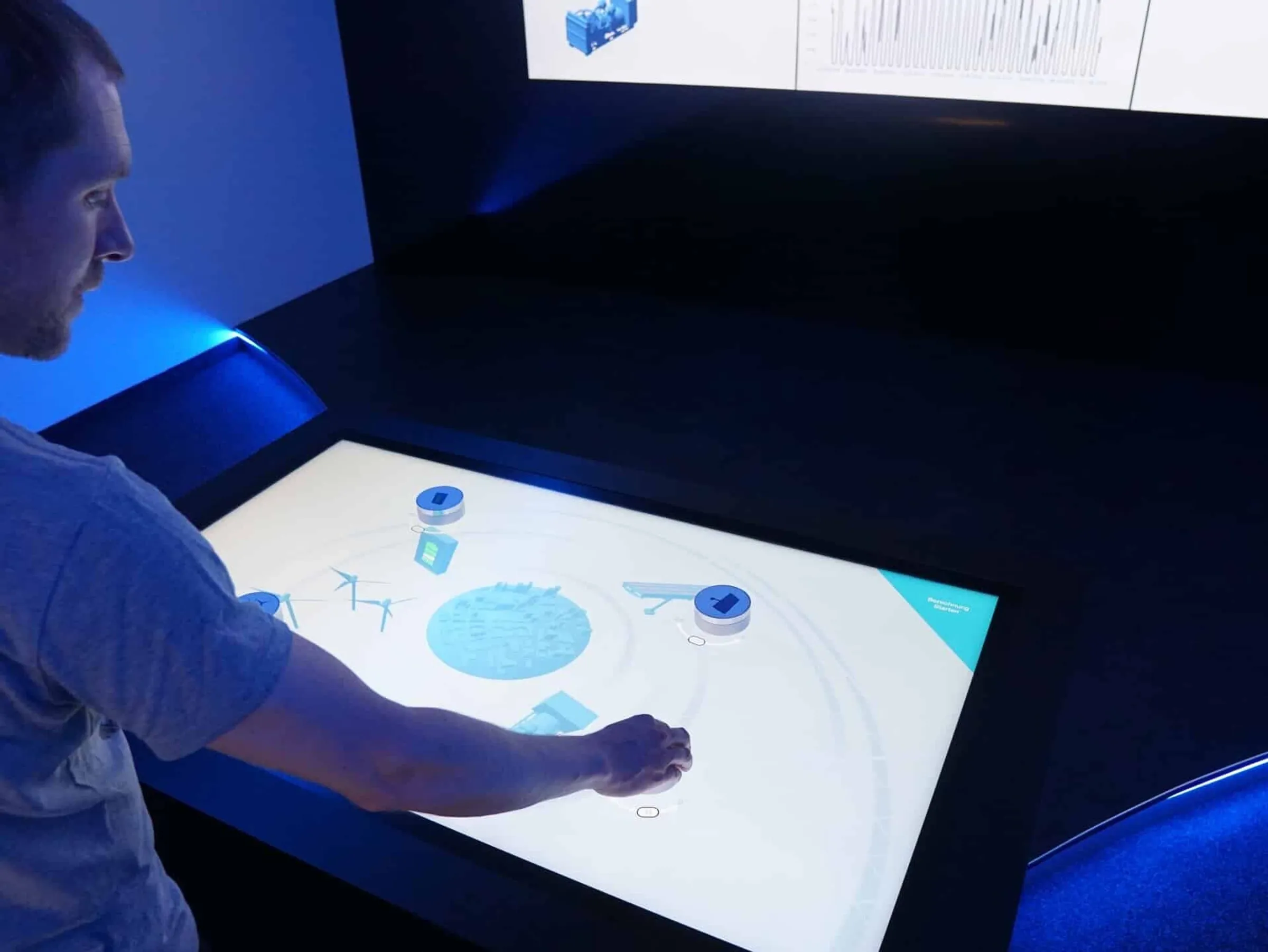 Kapazitive Marker auf Multitouch Screen