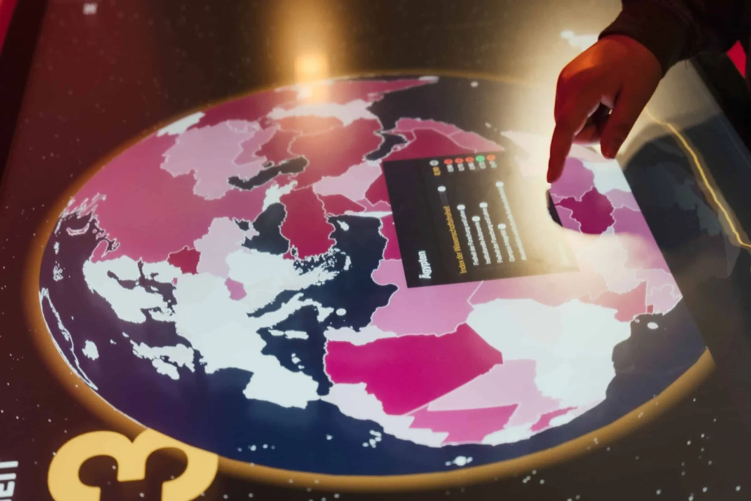 Time travel on the multi-touch 3D globe