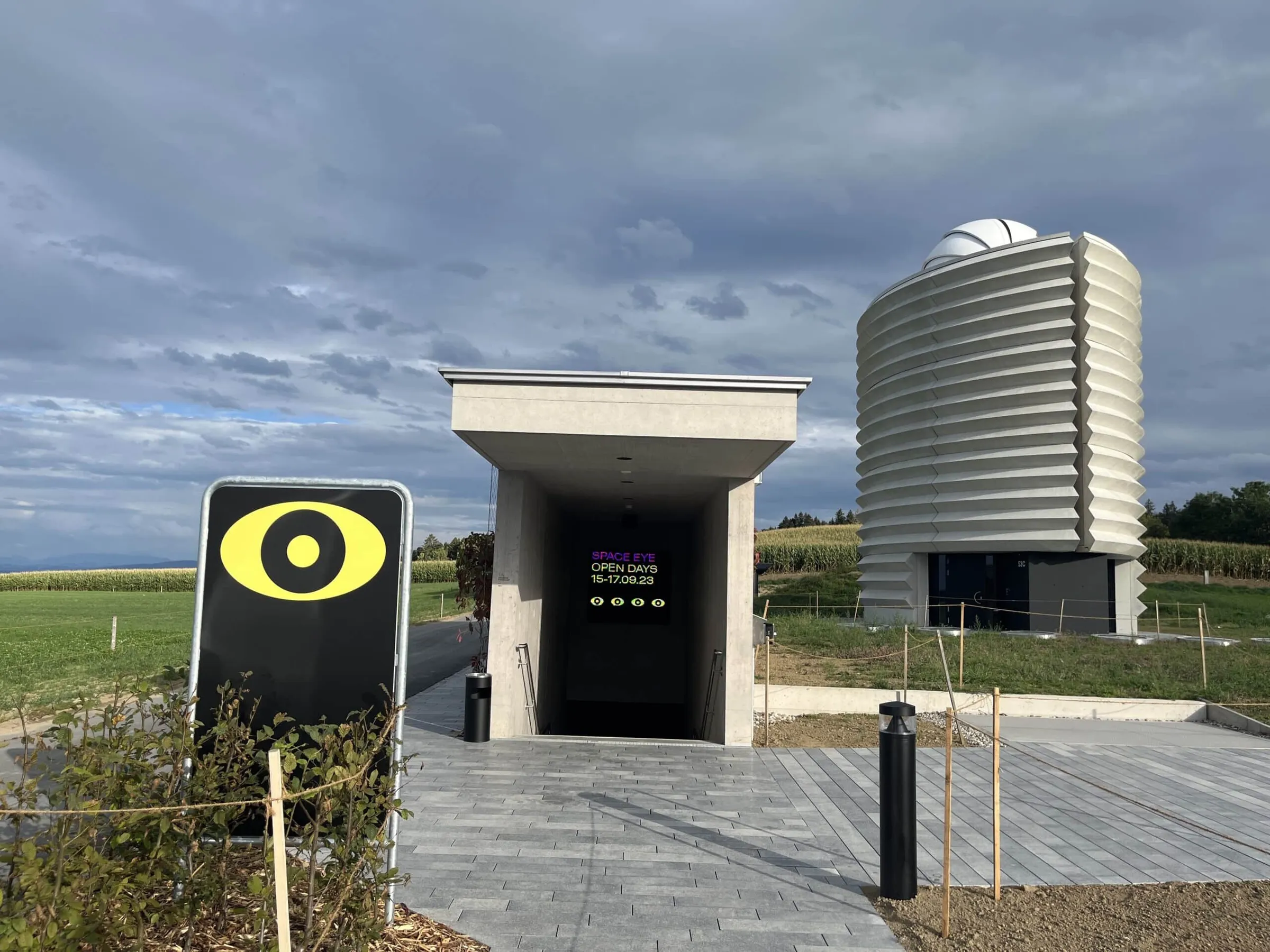 "Space Eye" visitor centre and observatory in Switzerland
